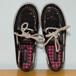 Sperry Top Sider- girls size 11.5. Sequins!